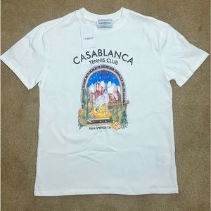 White CasaBlanca Tee Size Medium